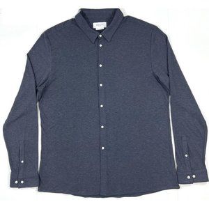 Ministry of Supply Mens 2XL Composite Dress Shirt Stretch Breathable Merino Wool